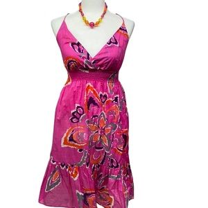 Beachy Summer Floral Dress